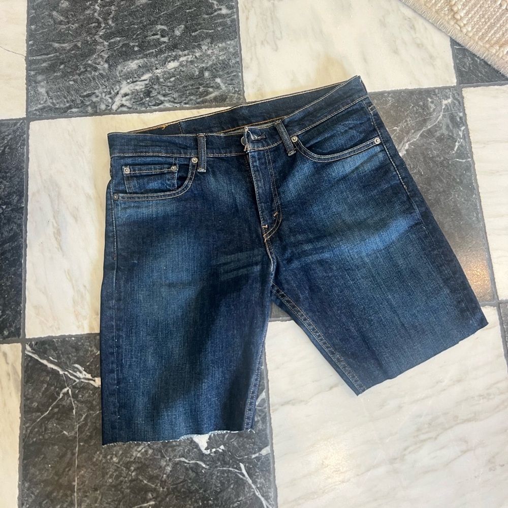 Levi Denim Cutoff Shorts -size 32 waist